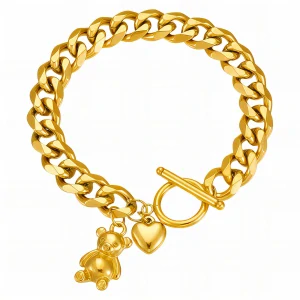 Glanzio náramok Golden Teddy 90928
